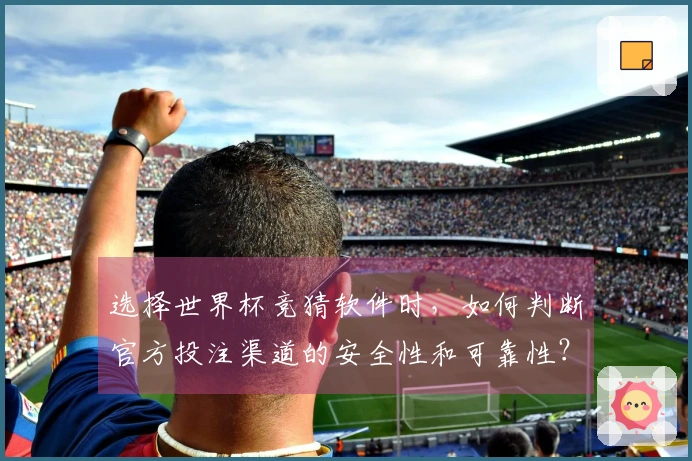 选择世界杯竞猜软件时，如何判断官方投注渠道的安全性和可靠性？