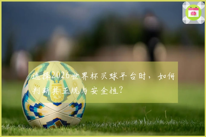 选择2026世界杯买球平台时,如何判断其正规与安全性?