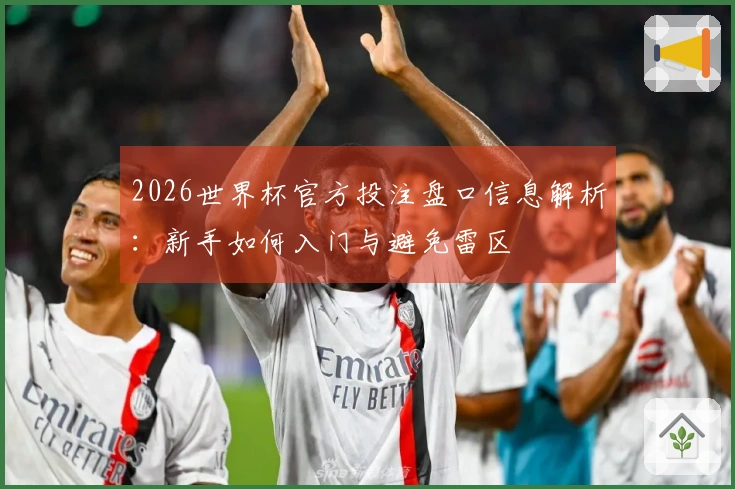 2026世界杯官方投注盘口信息解析：新手如何入门与避免雷区